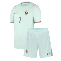 Camiseta Francia Ousmane Dembele #7 Segunda Equipación Replica Mundial 2026 para niños mangas cortas (+ Pantalones cortos)